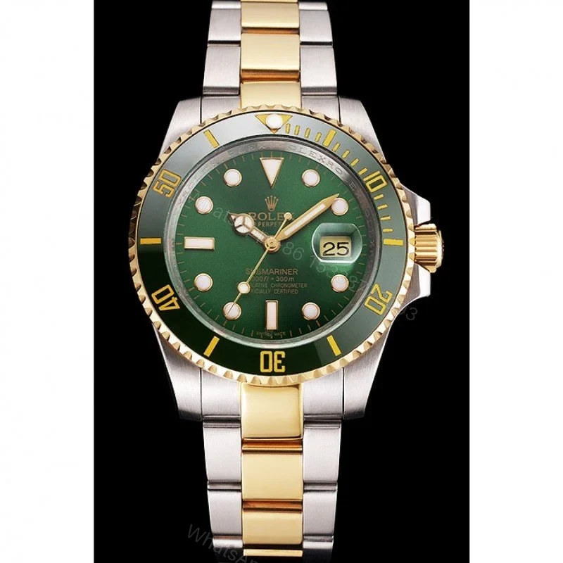 View 2 of Superclone Rolex Submariner Green Dial PR16233GRG