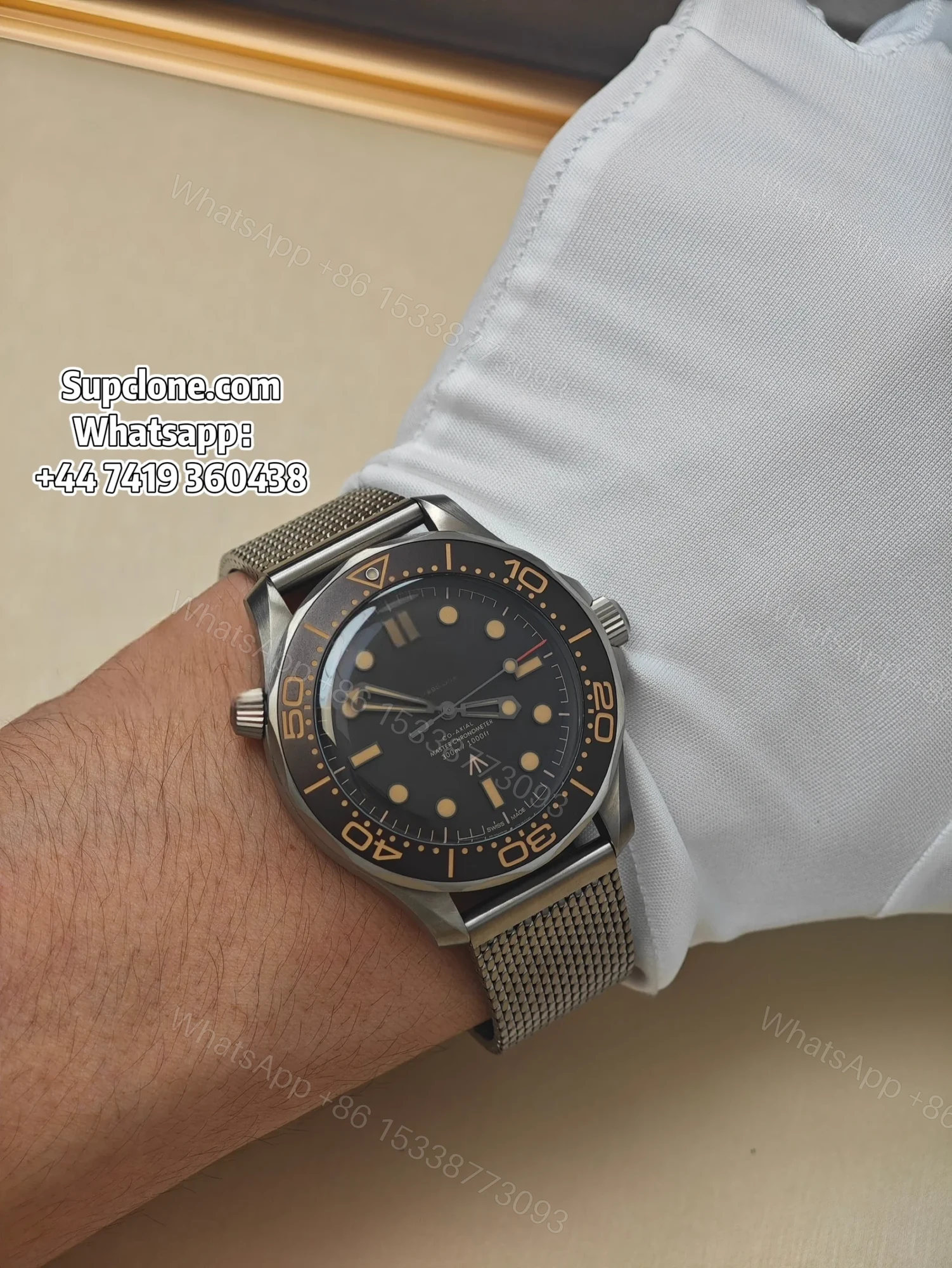 View 24 of Omega Super Clone Seamaster Diver 300M “No Time To Die” 42mm 210.90.42.20.01.001