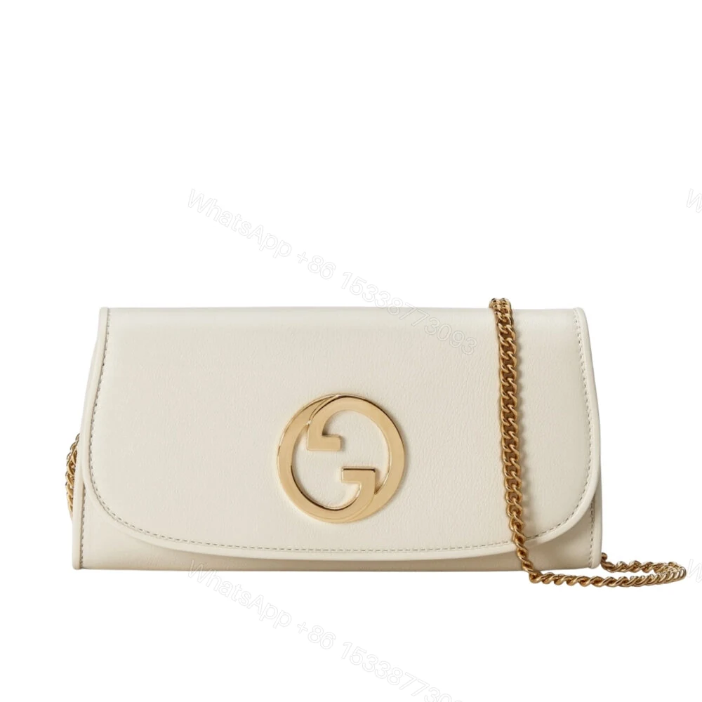 Gucci Blondie Continental Chain Wallet White ‎‎21Cm 725215 UXX0G 9022 — view 1