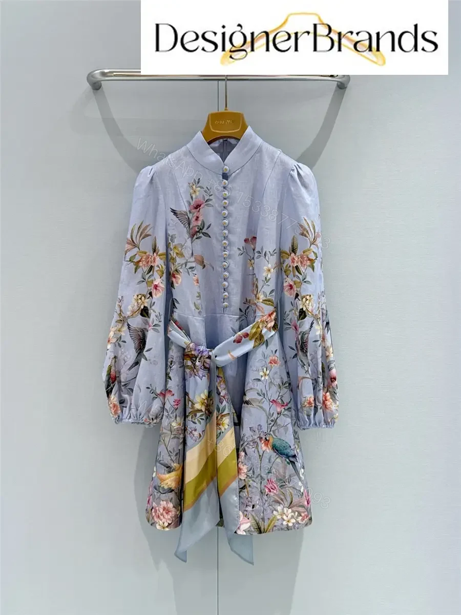 Zimmermann Rebellion Button Mini Dress — view 1