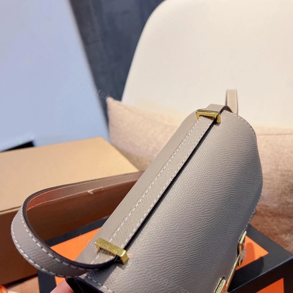 View 5 of Hermes Constance Epsom CK18 Etoupe Rose Gold Hardware 18Cm