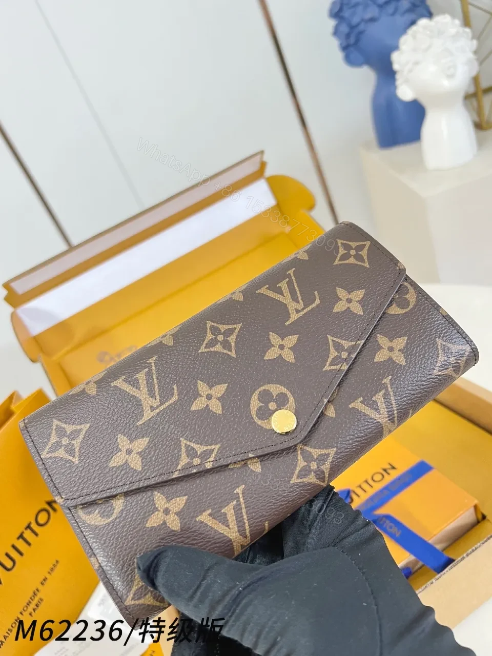 View 3 of Chic Monogram Wallet Set: Luxury Cardholder & Accessories