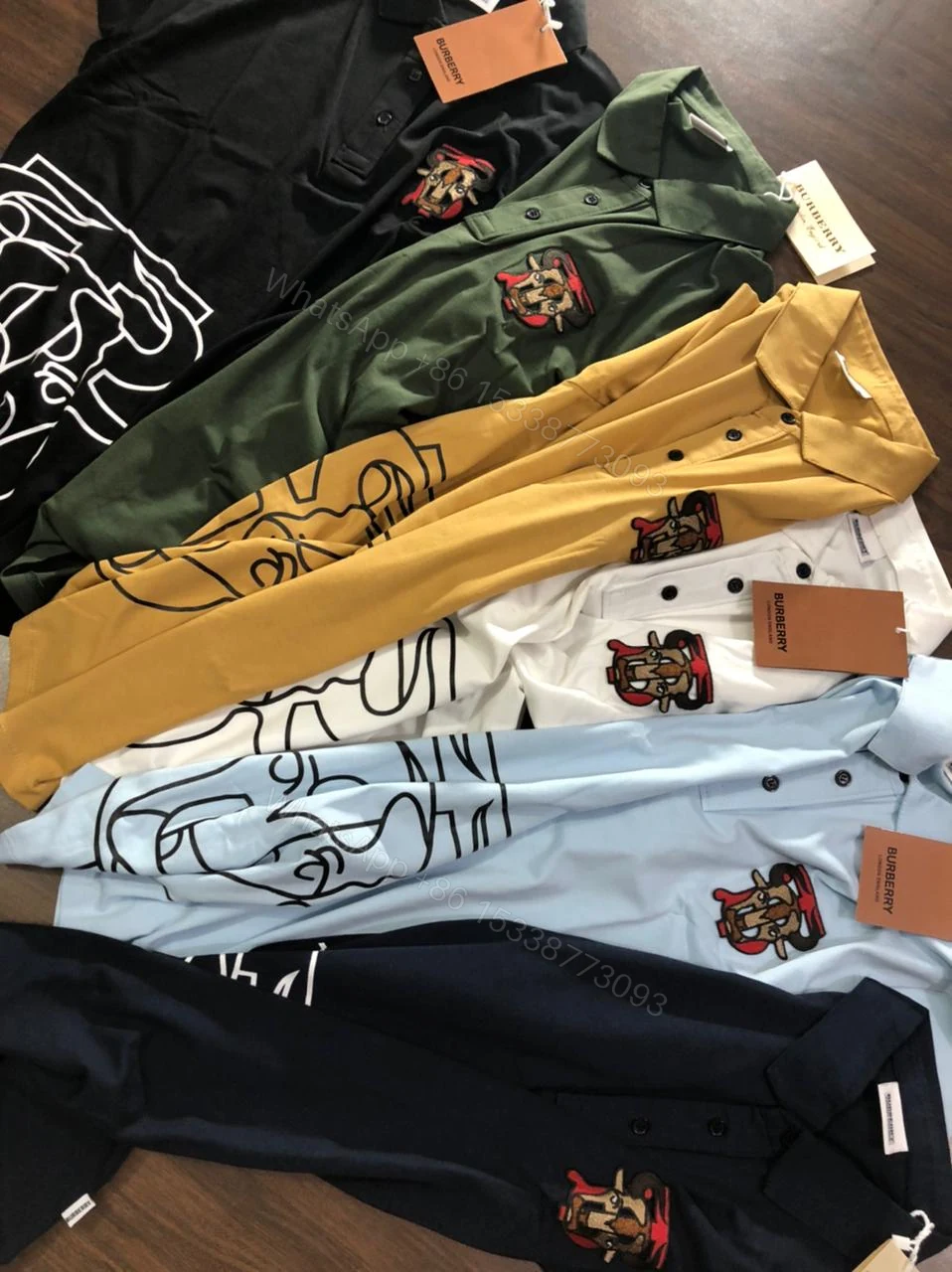View 2 of FIRST COPY BURBERRY IMPORTED SUMMER POLO T-SHIRT