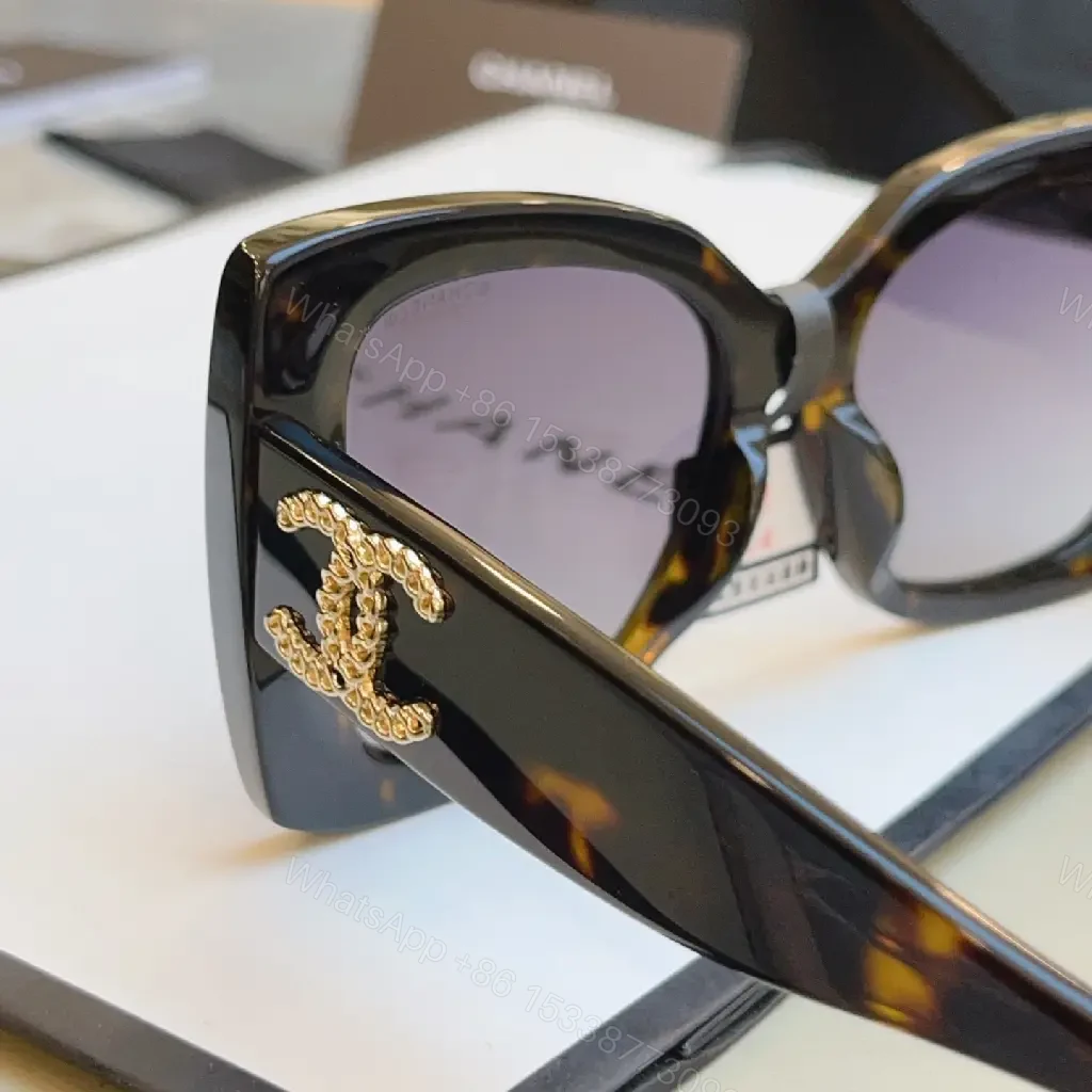 View 9 of Oversized Square Sunglasses in Tortoiseshell with Gradient Lenses