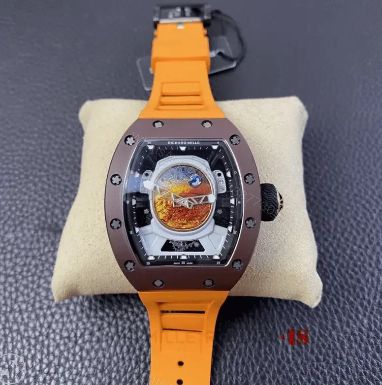 View 6 of Richard Mille Swiss Clone – RM 52-05 Pharrell Williams Orange