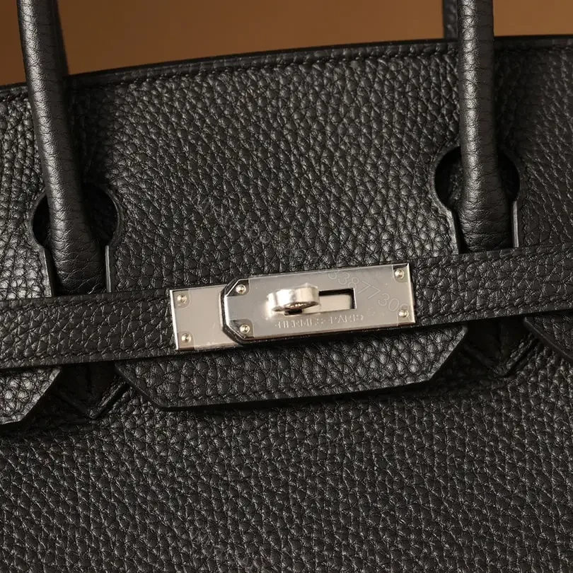 View 10 of 高仿Hermes*Birkin30黑色銀扣免檢版