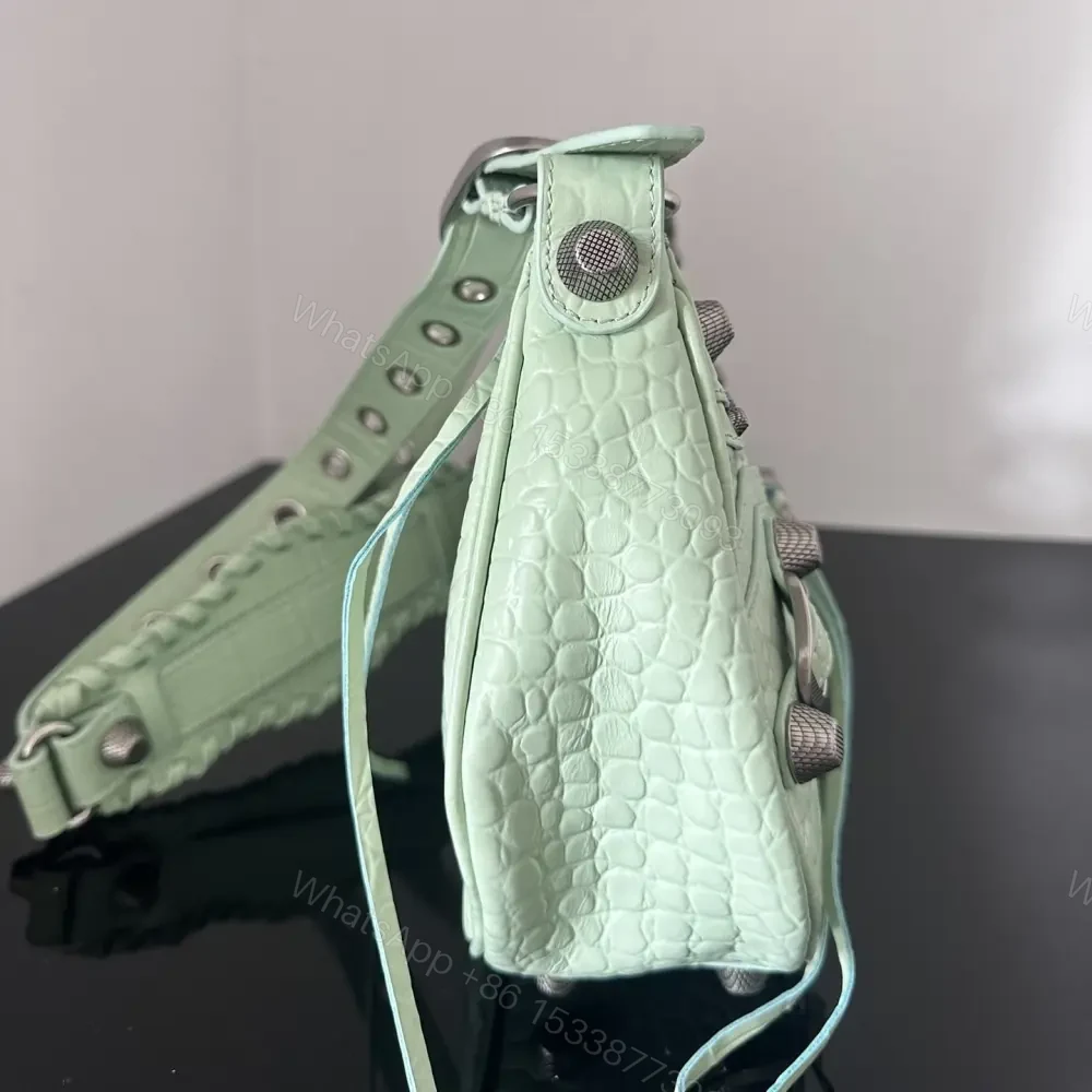 View 6 of 高仿Balenciaga*LeCagole系列餃子包薄荷綠S