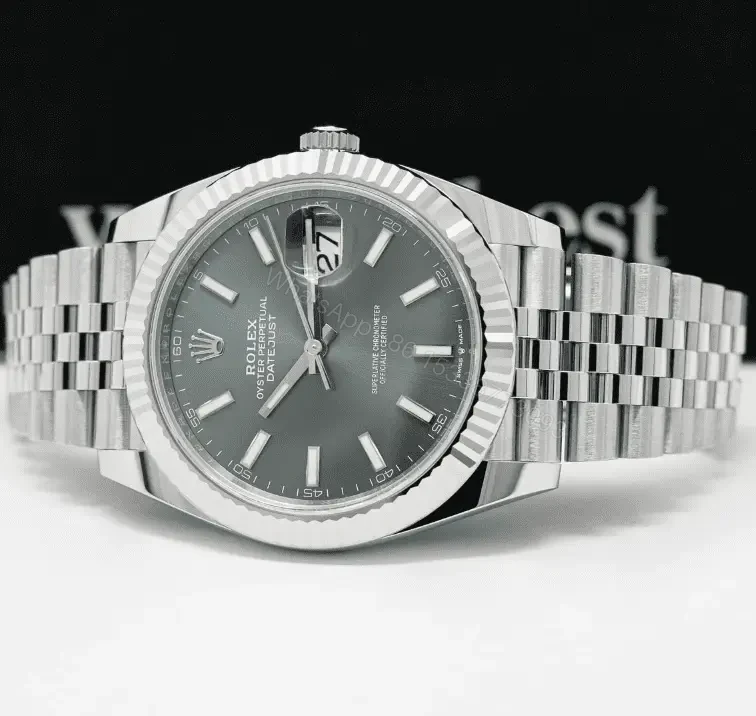 View 2 of Mint Green Replica Rolex Datejust 2022