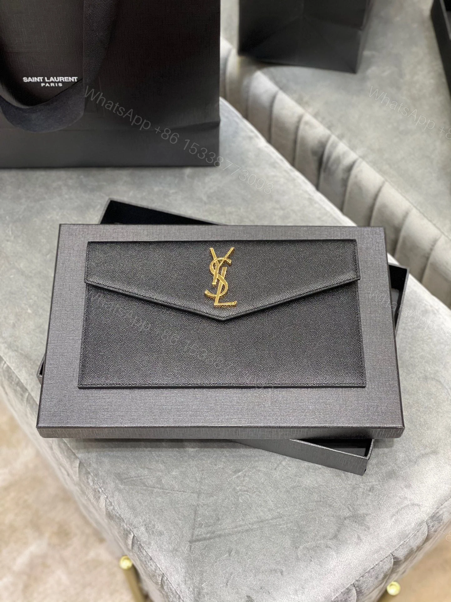 View 4 of Saint Laurent CLUTCH YSL