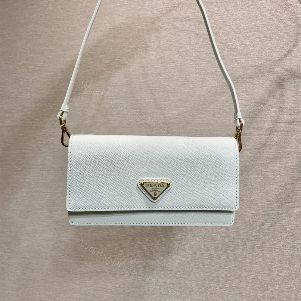 View 10 of 高仿Prada*Saffano系列1NF059斜挎包白色Mini免檢版