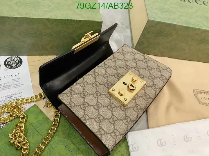 View 5 of Gucci Padlock Small Shoulder Bag with Key Lock Closure UYT564