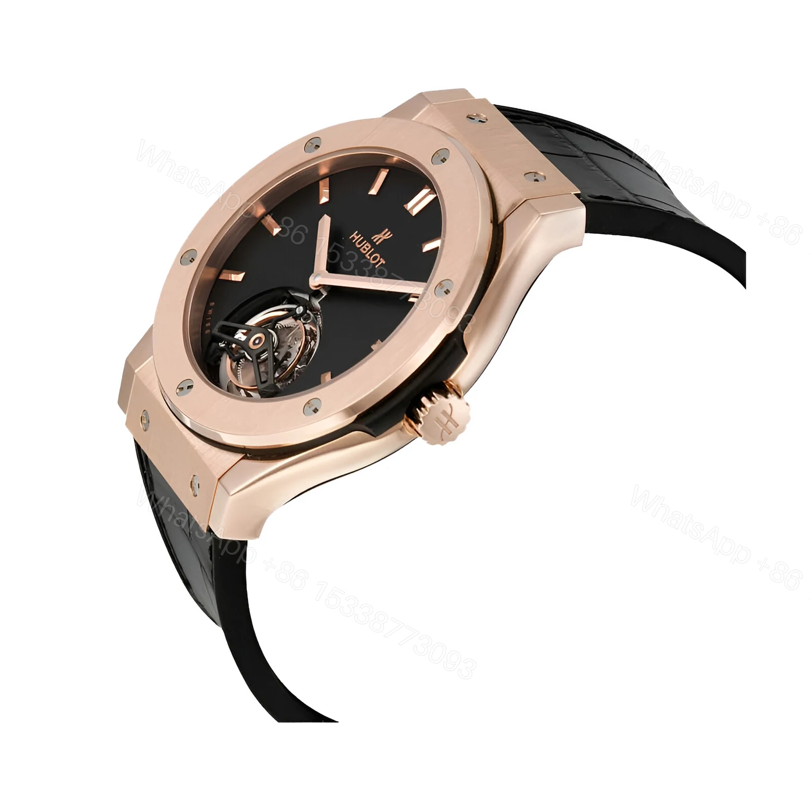 View 3 of Hublot Tourbillon Black Replica