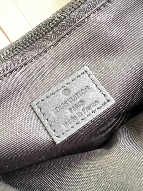 View 2 of Monogram Crossbody: Luxe Slate-Knit, Versatile & Secure Bag