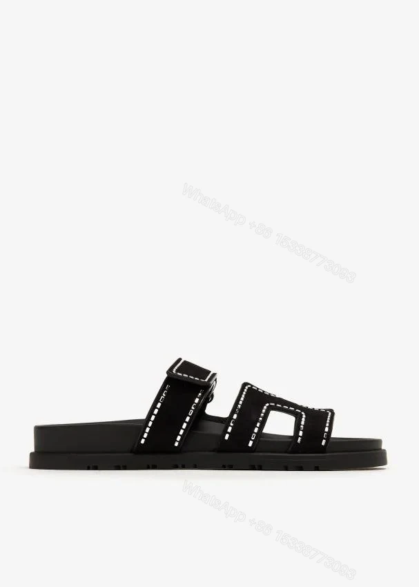 View 2 of Hermès Pre-Loved Chypre sandals