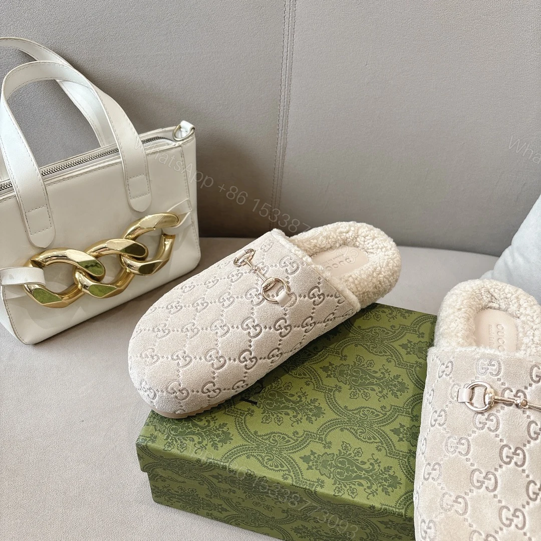 View 4 of GUCCI WOMEN’S HORSEBIT MULE GG SUEDE NATURAL