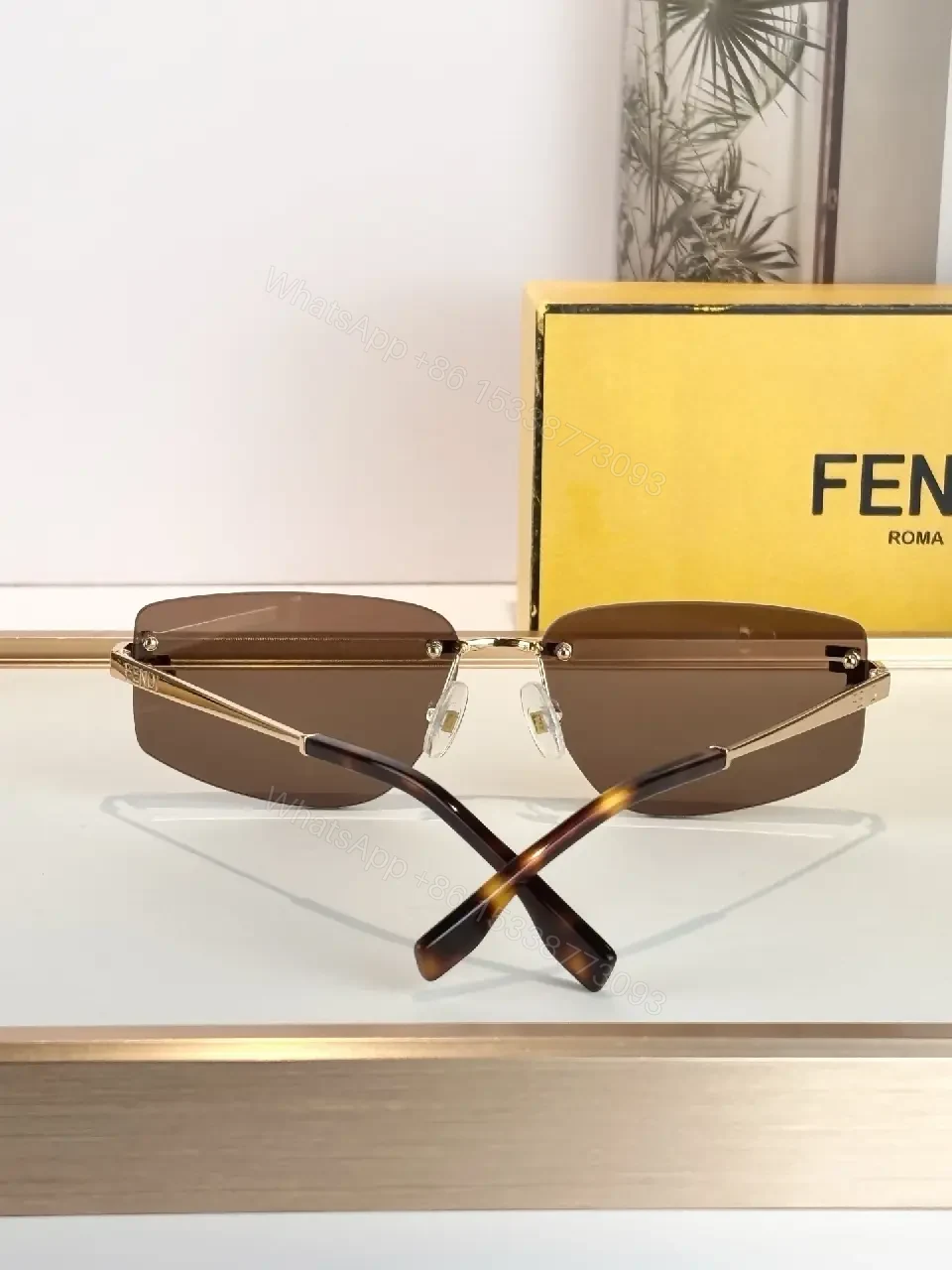 View 5 of Bold Minimalist Square Sunglasses, Polarized UV400, Metal Frame