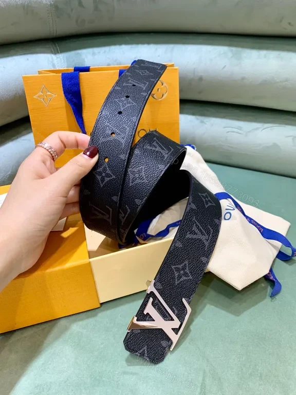 View 3 of Iconic LV Belt: Subtle Luxury, Everyday Versatility