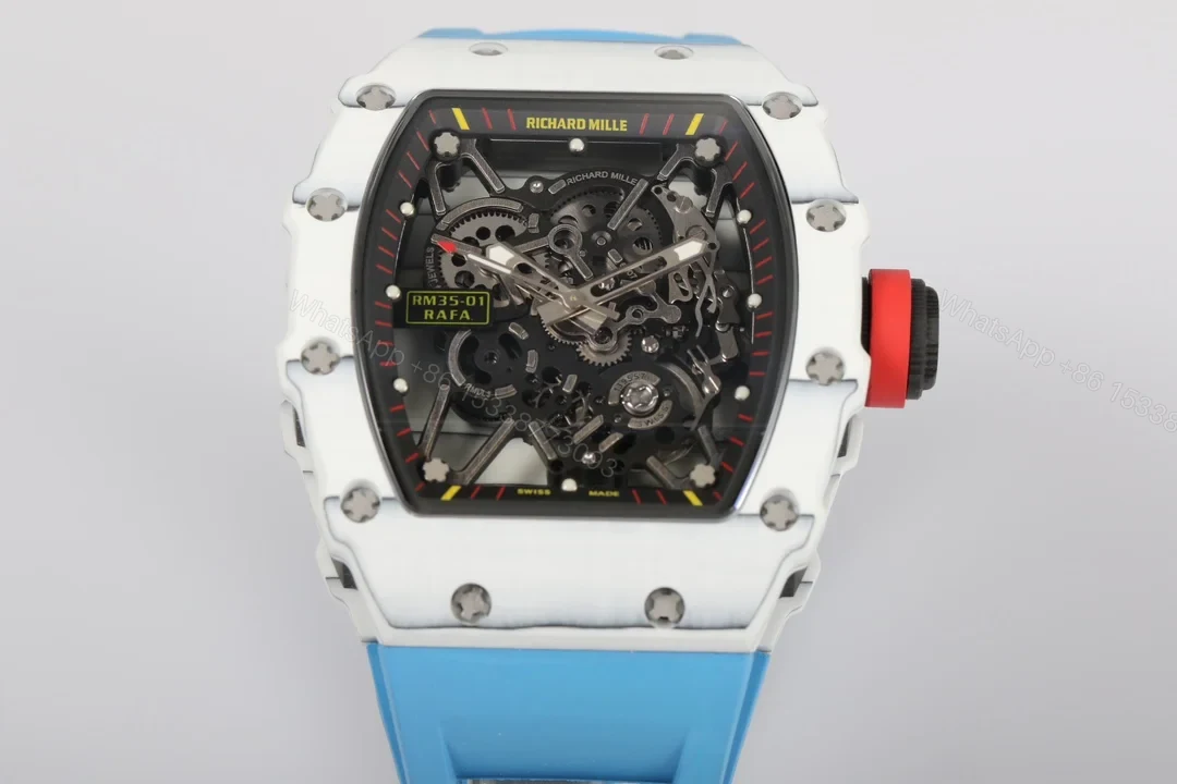 View 4 of Richard Mille RM35-01 NTPT Carbon Fiber RMUL3 Skeleton Automatic Watch RM35-01-NTPT-WG