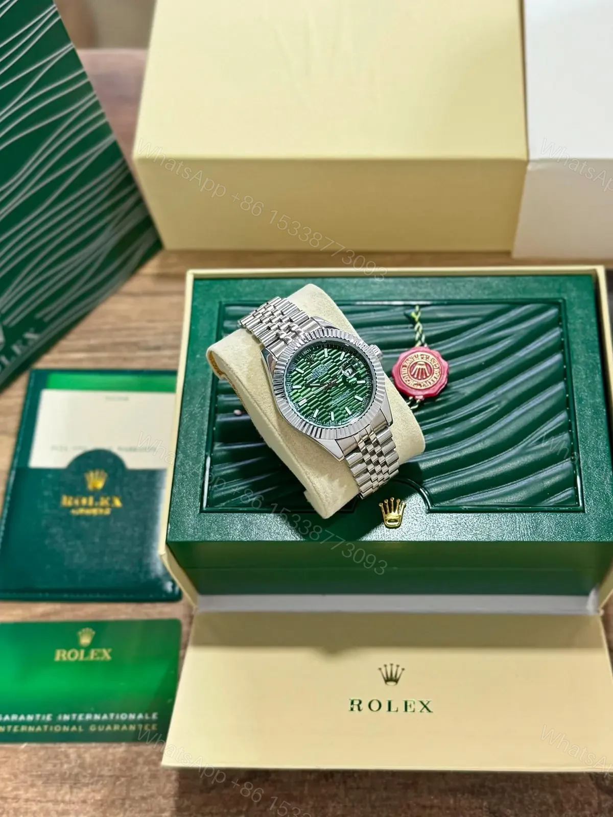 View 2 of Rolex Green Motif Face Dial