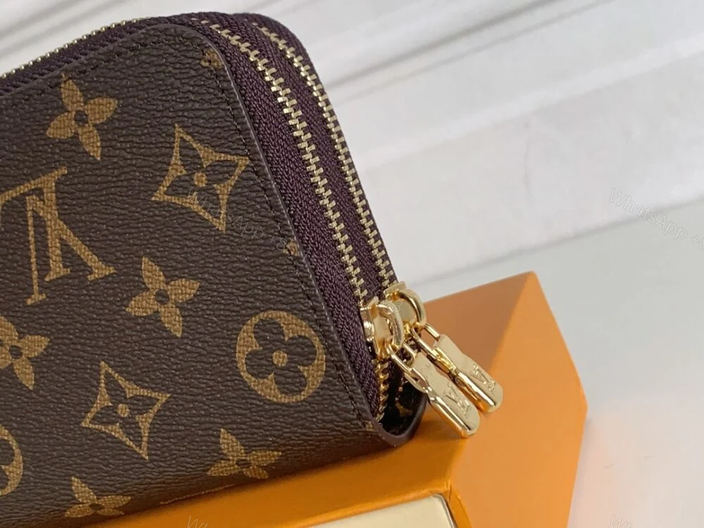 View 6 of Louis Vuitton Long Double Zipper Wallet Monogram Brown 19Cm