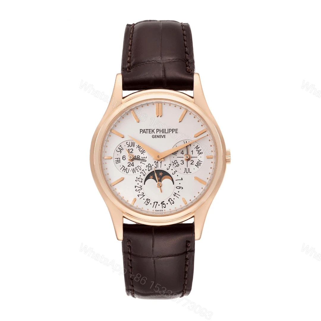 Patek Philippe Grand Complications 5140 White Dial Rose Gold Replica — view 1