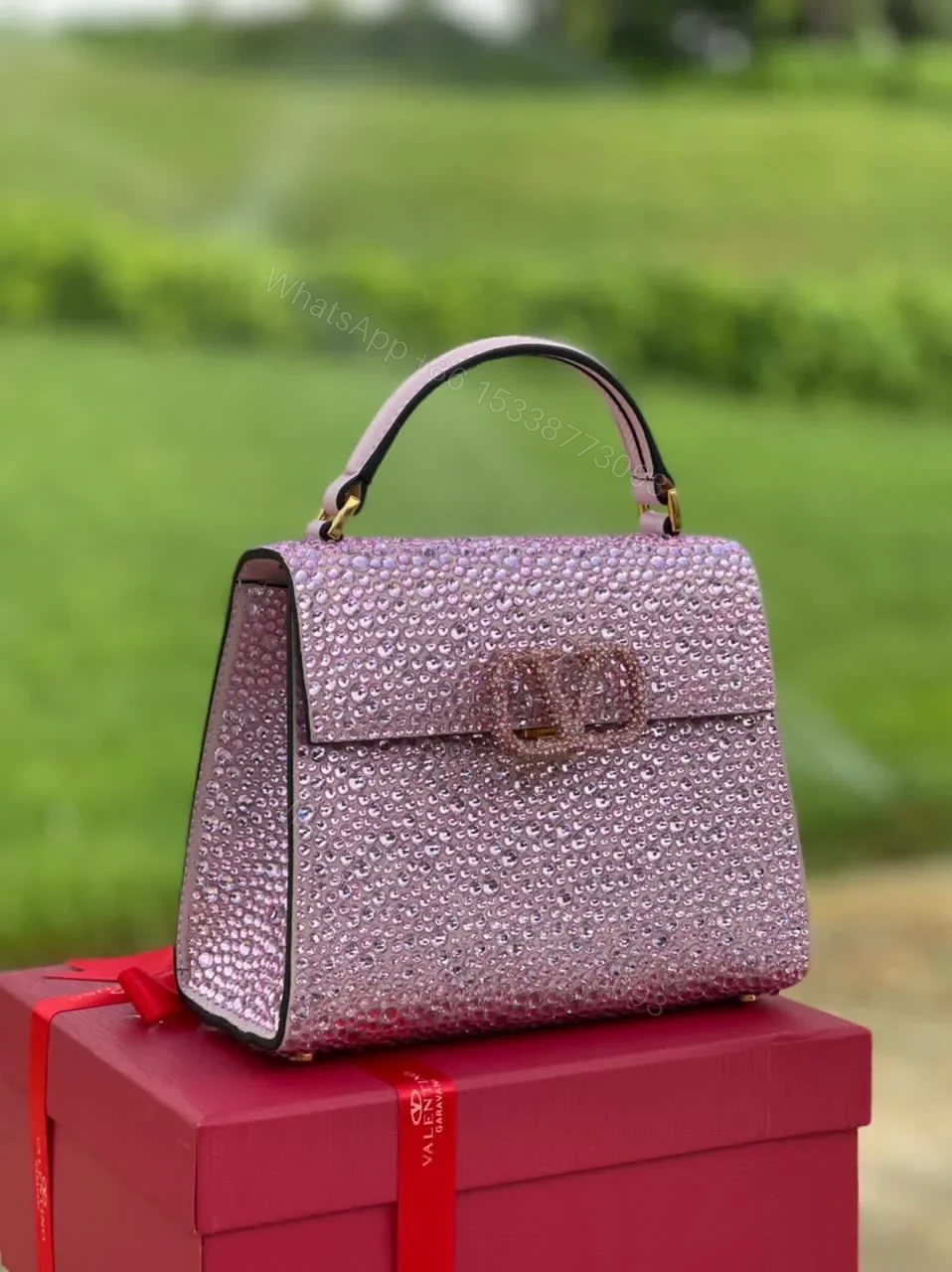 VALENTINO Vsling Mini Handbag With Sparkling — view 1
