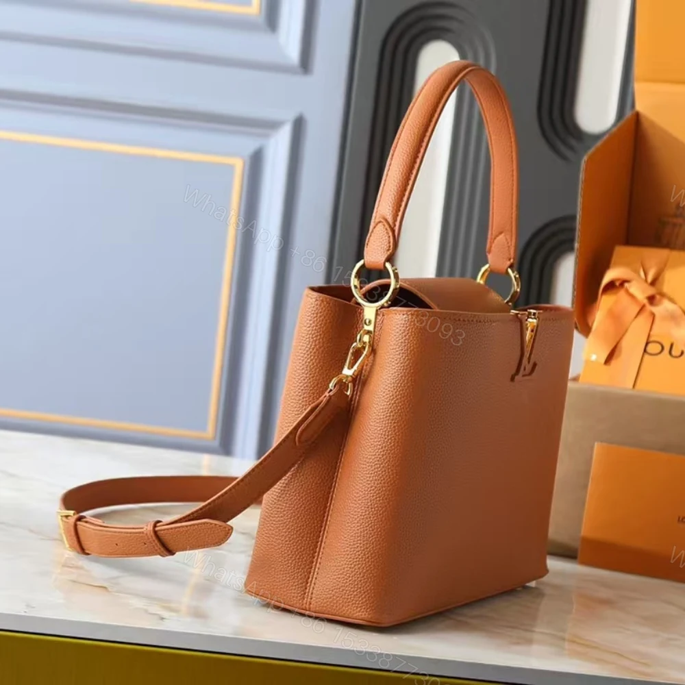 View 3 of Louis Vuitton Capucines MM Souple Cognac 33Cm M14371