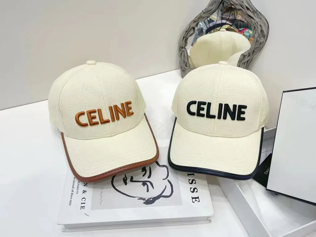 Bold CELINE Cap Cotton Canvas - Classic Unisex Baseball Hat — view 1