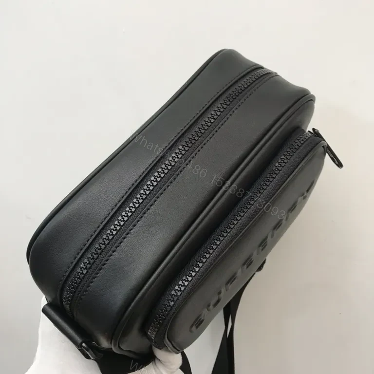 View 2 of Burberry Embossed Leather Crossbody - Luxe Everyday Utility