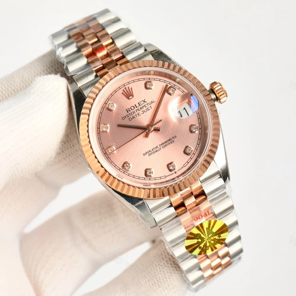 View 2 of Rolex Datejust Stainless Steel And Everose Gold 36Mm