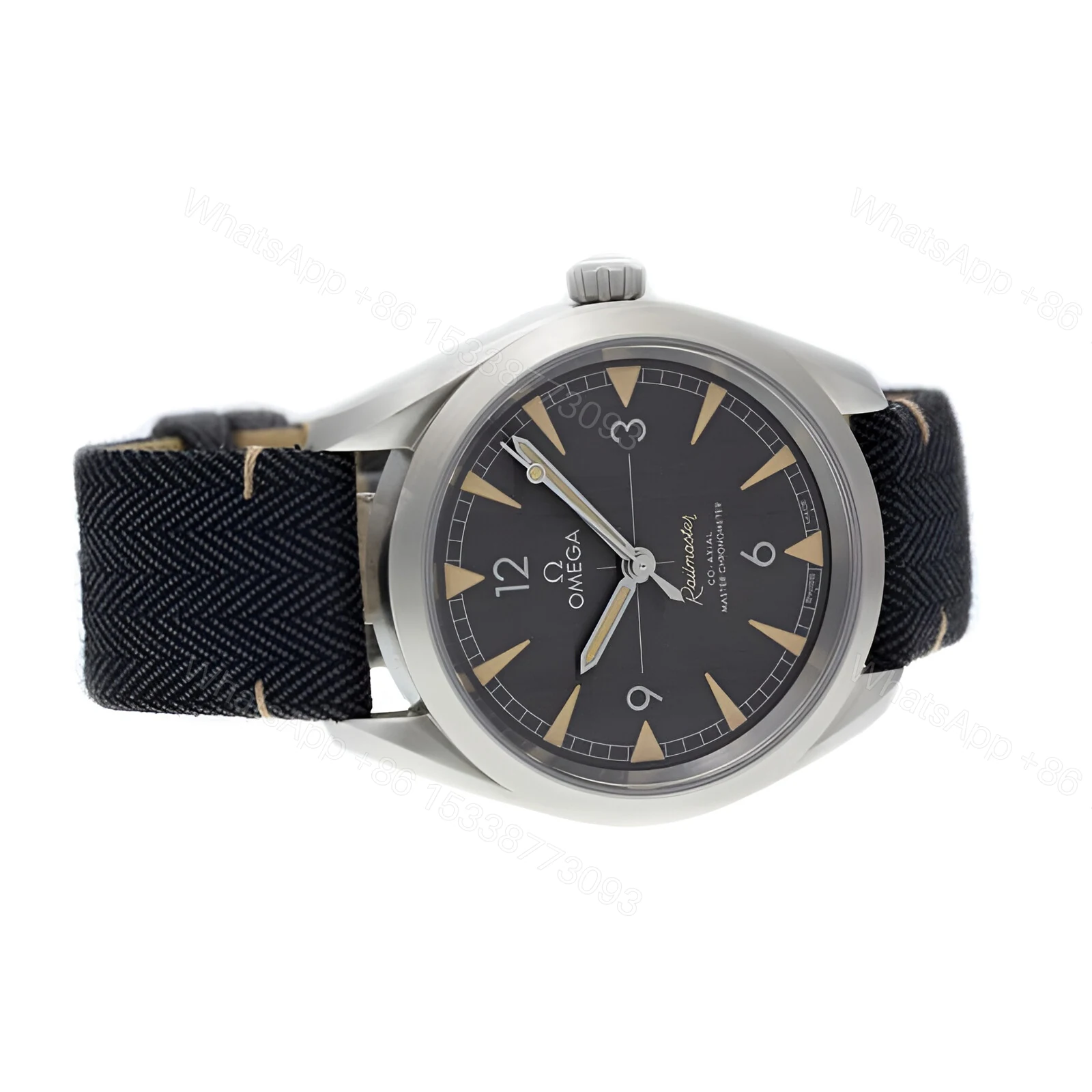 View 4 of Omega Railmaster Black Replica