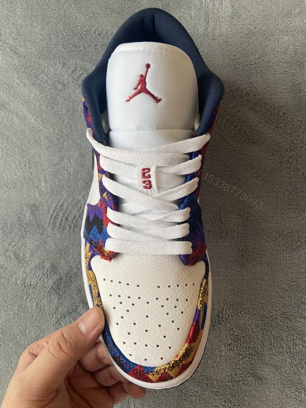 View 6 of Air Jordan 1 Low Sweater CZ8659-100