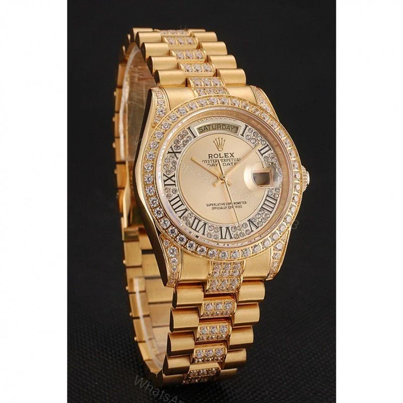 View 2 of Superclone Rolex Day-Date Gold Dial 1453954 37 mm