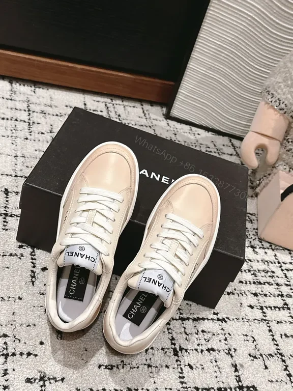 View 8 of Chanel-Inspired Leather Sneakers: Subtle Luxury Comfort
