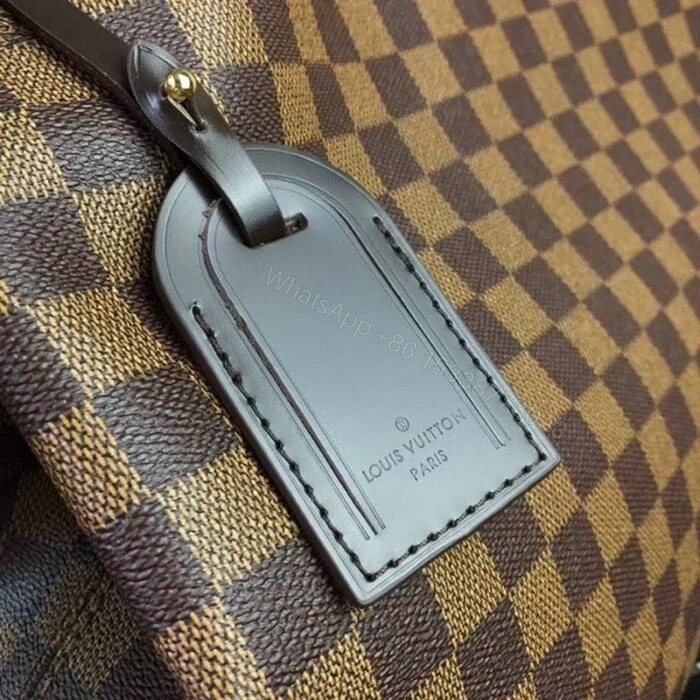 View 3 of Louis Vuitton Damier Azur Graceful MM Red 41Cm N44045