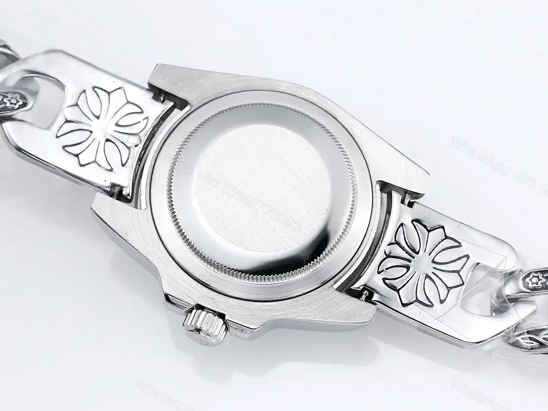 View 8 of Exceptional tiffany blaken submariner replica 40MM Silver Bracelet Edition RG-BLAKEN-TIFFANY-SUB-SILVER