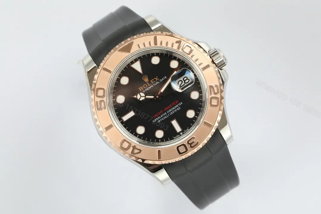 View 3 of BT Factory Clean Factory Rolex Yacht-Master 40 Black Rose Gold