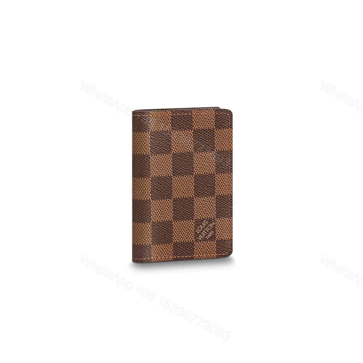 Louis Vuitton Pocket Organizer Coated Canvas Calf Leather Lining N63145 – RRG044 — view 1