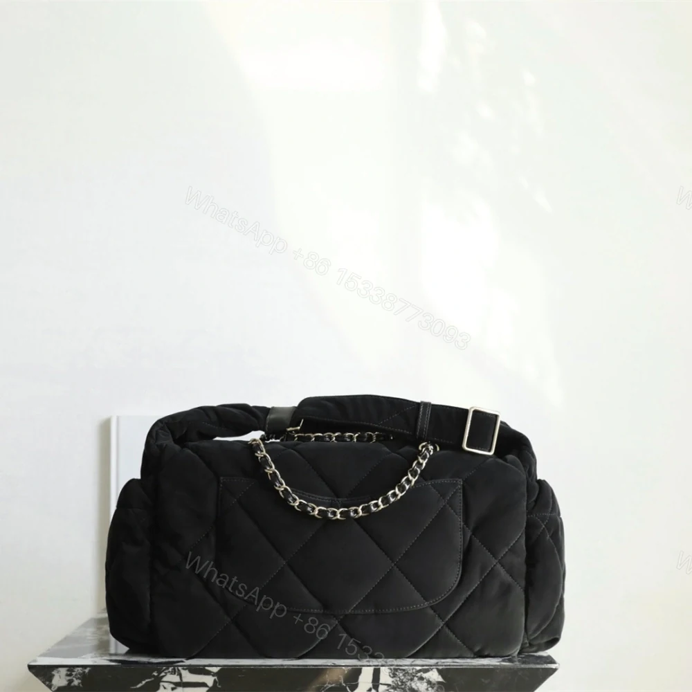 View 2 of 高仿Chanel*25N系列AS5055絲絨單肩包黑色免檢版