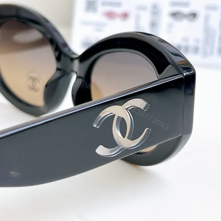 View 5 of Bold Pink Chanel-Inspired Eyewear Sunglasses
