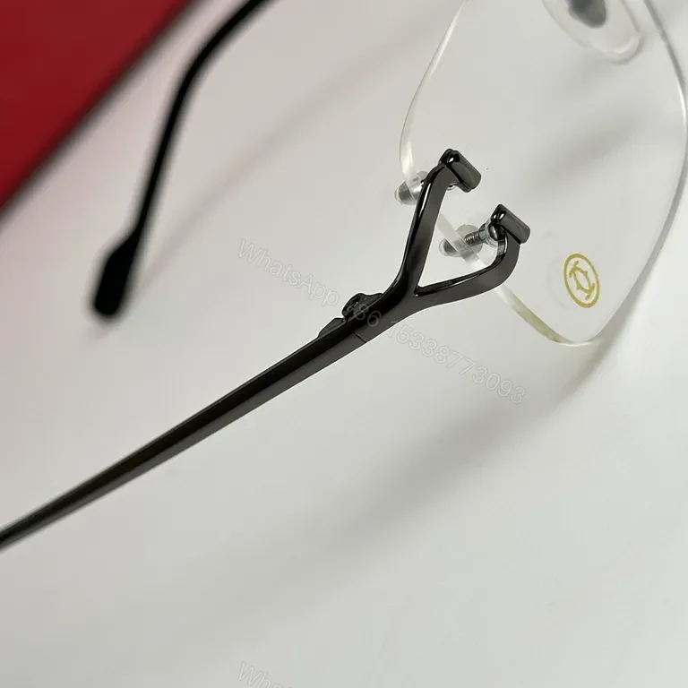 View 4 of Cartier-inspired Metal Sunglasses: Gradient UV400, Unisex