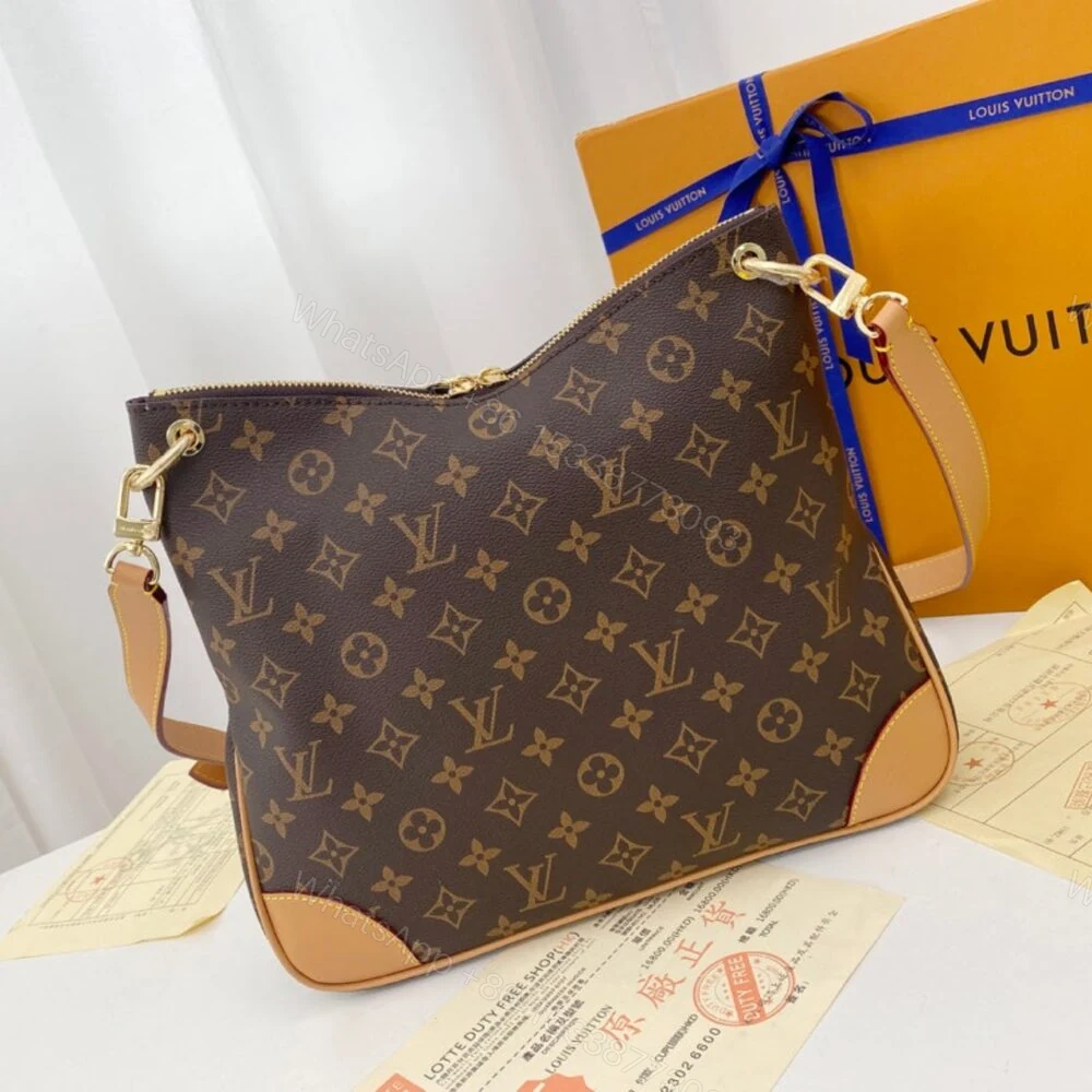 View 3 of Louis Vuitton Odeon MM Monogram Canvas Natural 31Cm M45355