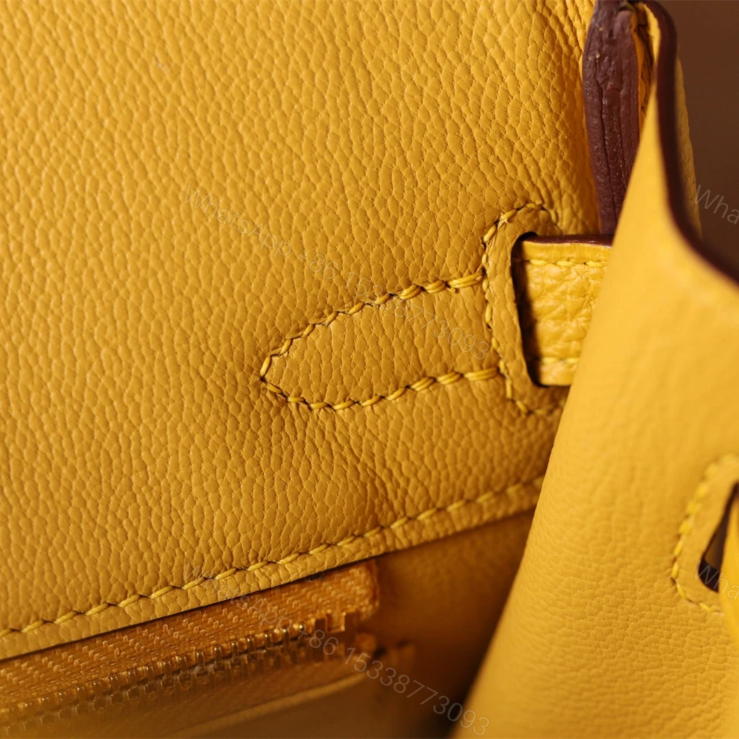 View 25 of 高仿Hermes*Birkin25Togo牛皮琥珀黃金扣/純手工