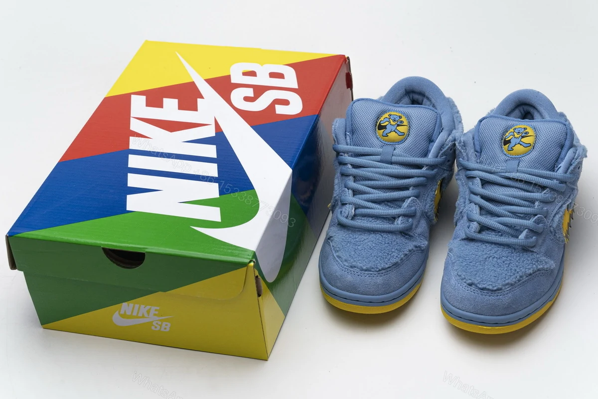 View 9 of Nike Dunk SB Low Grateful Dead Bears Blue CJ5378-400