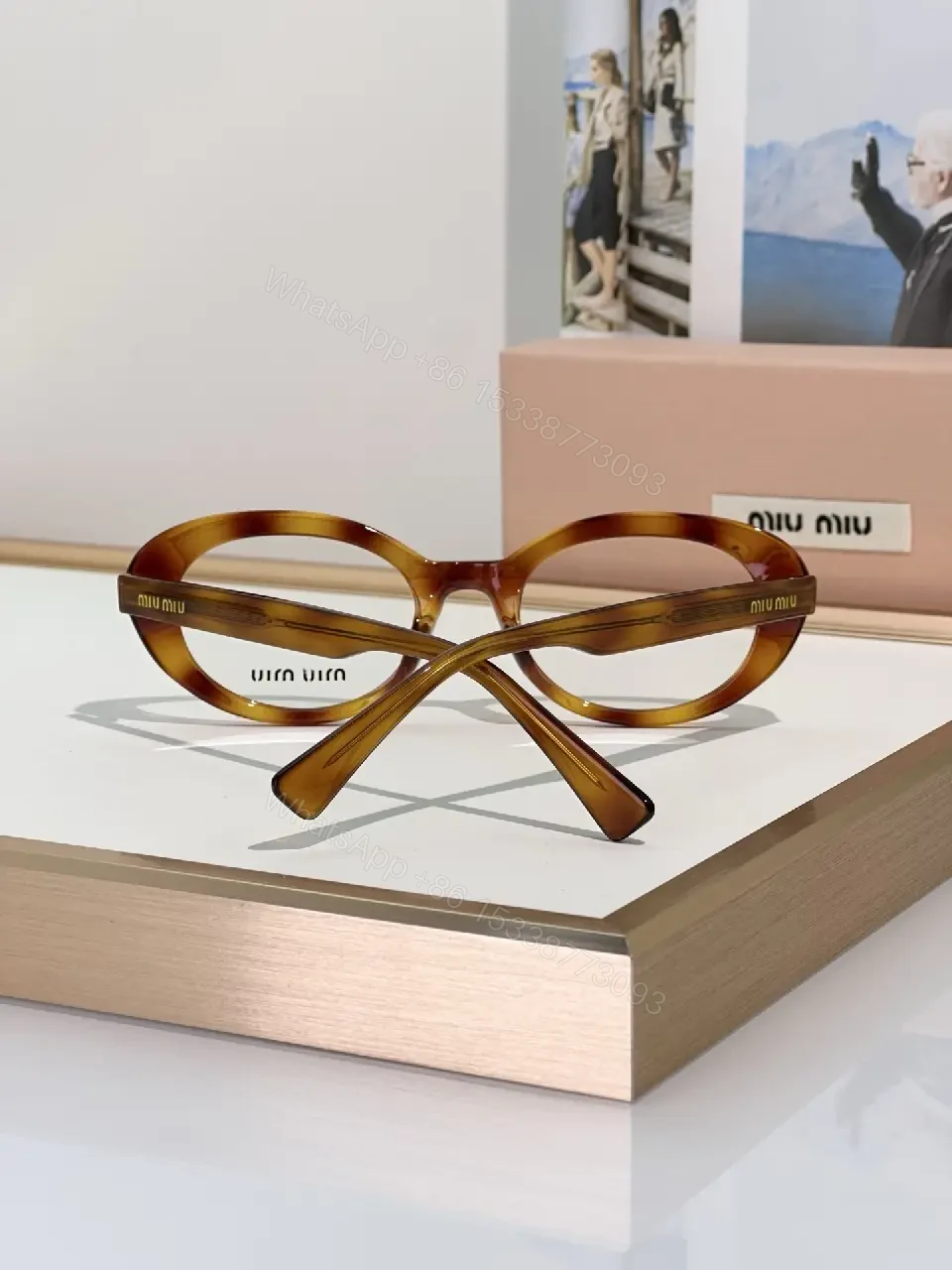 View 8 of Warm Tortoise Glow Acetate Sunglasses - All-Day Comfort