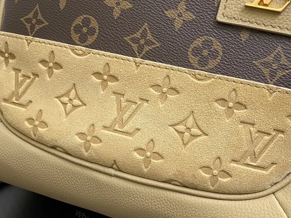 View 9 of Premium Monogram Backpack: LV Canvas Leather Edition