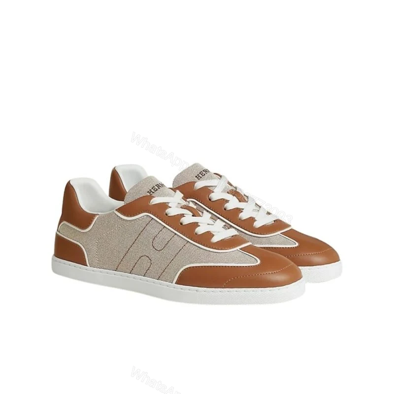 View 11 of Hermes Match Sneaker Multicolore Noisette