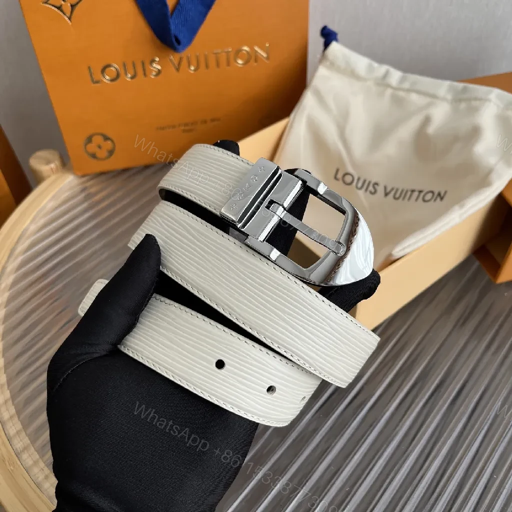 View 4 of Monogram-Texture Belt: Subtle Luxury, Everyday Versatility