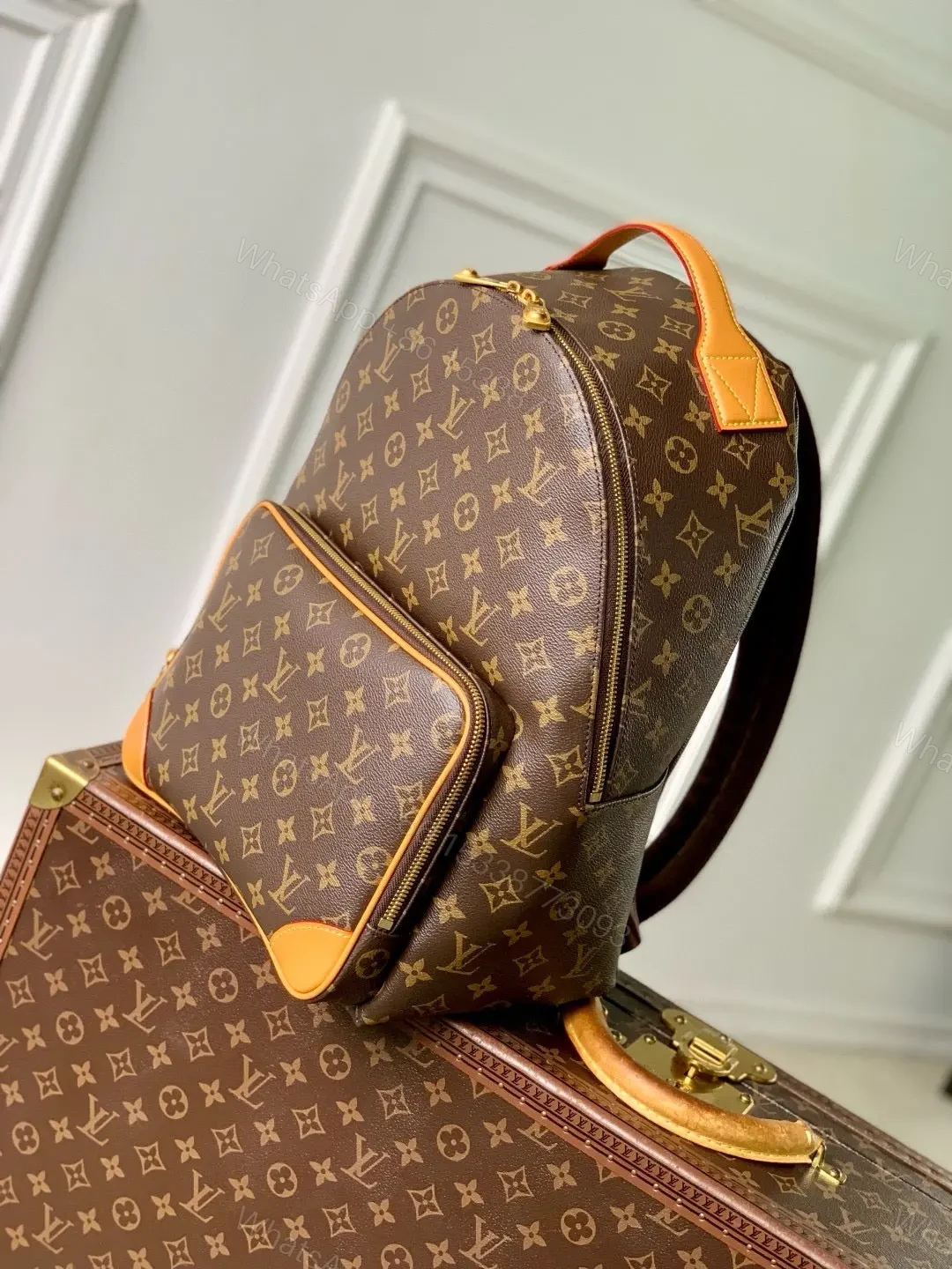 View 6 of Louis Vuitton Discovery Cargo Backpack in Monogram canvas