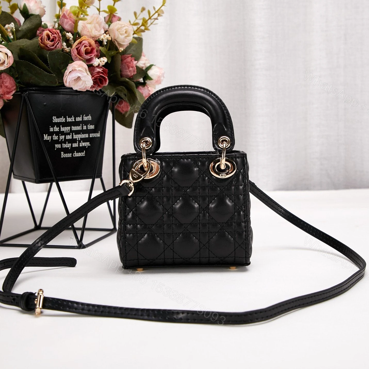 View 5 of Dior Dior Micro Bag Black Cannage
